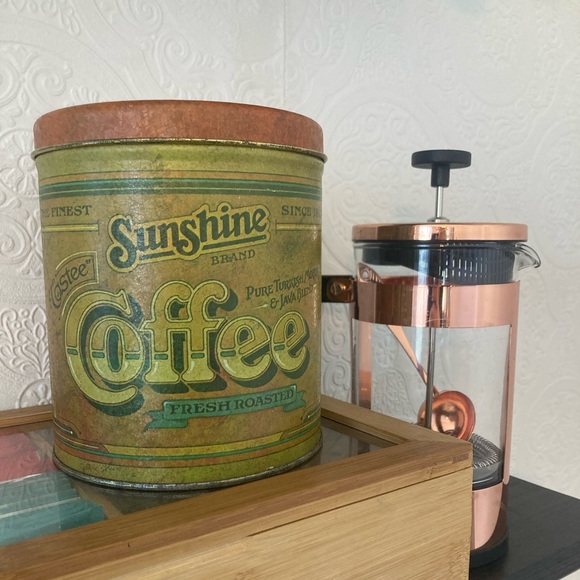 Ballonoff Accents Vintage Sunshine Coffee Tin Ballonoff Poshmark